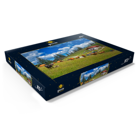 Darstellung des Puzzle Motivs Fischbachalm (1402m), Krün, Oberbayern - Puzzleteile: 100