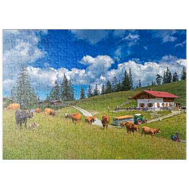 puzzleplate Fischbachalm (1402m), Krün, Oberbayern 200 Puzzle
