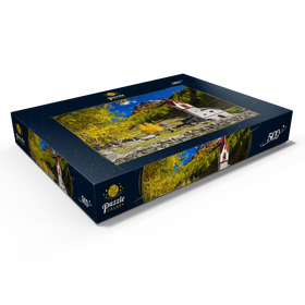 Darstellung des Puzzle Motivs Heilig-Geist-Kirche, 15. Jahrhundert, Kasern, Ahrntal, Trentino-Südtirol - Puzzleteile: 500