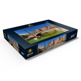 Alternative Darstellung des Puzzle-Motivs Plaza de Espana, Sevilla, Andalusien, Spanien – Puzzleteile: 1000