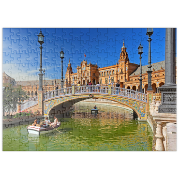 puzzleplate Plaza de Espana, Sevilla, Andalusien, Spanien 200 Puzzle