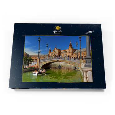 Plaza de Espana, Sevilla, Andalusien, Spanien 500 Puzzle Schachtel Ansicht3