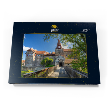 Wenzelschloss auf einer Insel in der Pegnitz im Nürnberger Land 1000 Puzzle Schachtel Ansicht3