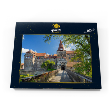 Wenzelschloss auf einer Insel in der Pegnitz im Nürnberger Land 100 Puzzle Schachtel Ansicht3