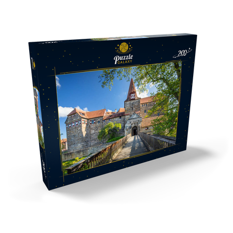 Wenzelschloss auf einer Insel in der Pegnitz im Nürnberger Land 200 Puzzle Schachtel Ansicht2