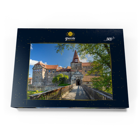Wenzelschloss auf einer Insel in der Pegnitz im Nürnberger Land 500 Puzzle Schachtel Ansicht3