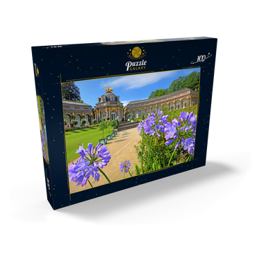 Orangerie und Sonnentempel der Eremitage, Bayreuth, Oberfranken 100 Puzzle Schachtel Ansicht2