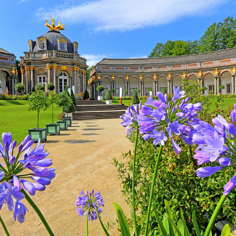 Orangerie und Sonnentempel der Eremitage, Bayreuth, Oberfranken 100 Puzzle 3D Modell