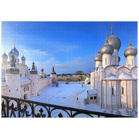 puzzleplate Kreml von Rostow Welikij 1000 Puzzle