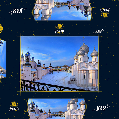 Kreml von Rostow Welikij 1000 Puzzle Schachtel 3D Modell