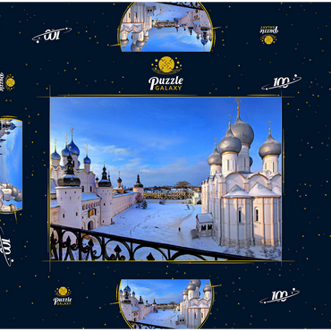 Kreml von Rostow Welikij 100 Puzzle Schachtel 3D Modell