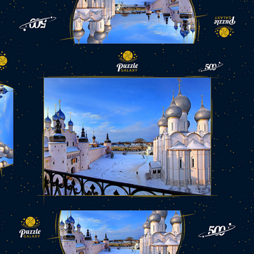 Kreml von Rostow Welikij 500 Puzzle Schachtel 3D Modell