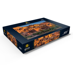 Darstellung des Puzzle Motivs Morgenstimmung am Lehmdorf Ait Ben Haddou, Hoher Atlas - Puzzleteile: 1000
