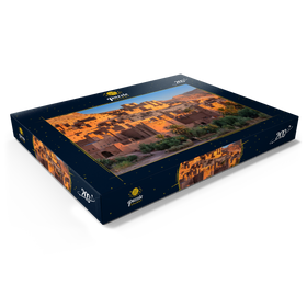 Darstellung des Puzzle Motivs Morgenstimmung am Lehmdorf Ait Ben Haddou, Hoher Atlas - Puzzleteile: 200