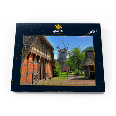 Freilichtmuseum Ammerländer Bauernhaus und Kappenwindmühle 100 Puzzle Schachtel Ansicht3