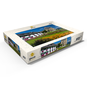 Alternative Darstellung des Puzzle-Motivs Schloss Fuschl am Fuschlsee – Puzzleteile: 1000