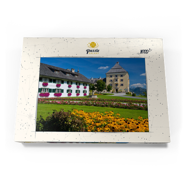Schloss Fuschl am Fuschlsee 1000 Puzzle Schachtel Ansicht3
