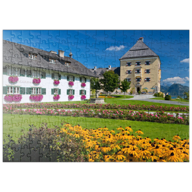 Darstellung des Puzzle-Motivs Schloss Fuschl am Fuschlsee – Puzzleteile: 200