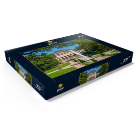 Darstellung des Puzzle Motivs Orangerie im Schlossgarten, Schlosspark - Puzzleteile: 200