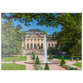 Darstellung des Puzzle Motivs Orangerie im Schlossgarten, Schlosspark - Puzzleteile: 200