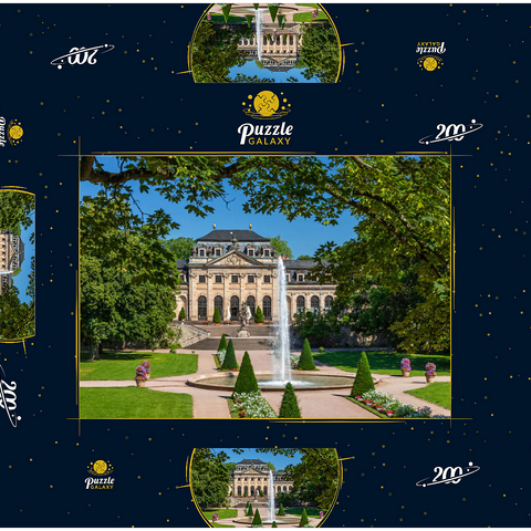 Orangerie im Schlossgarten, Schlosspark 200 Puzzle Schachtel 3D Modell