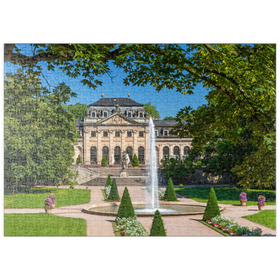 Darstellung des Puzzle Motivs Orangerie im Schlossgarten, Schlosspark - Puzzleteile: 500