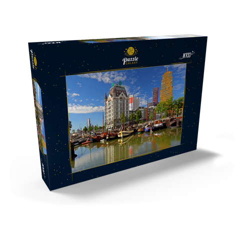 Oudehaven mit dem Witte Huis, Rotterdam, Südholland, Niederlande 1000 Puzzle Schachtel Ansicht2