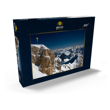Gipfelkreuz der Zugspitze (2962m) 1000 Puzzle Schachtel Ansicht2
