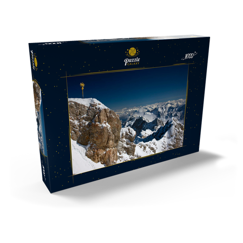 Gipfelkreuz der Zugspitze (2962m) 1000 Puzzle Schachtel Ansicht2