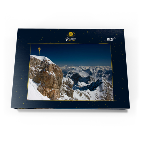 Gipfelkreuz der Zugspitze (2962m) 1000 Puzzle Schachtel Ansicht3