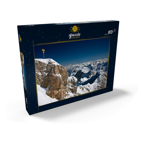 Gipfelkreuz der Zugspitze (2962m) 100 Puzzle Schachtel Ansicht2