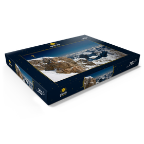 Darstellung des Puzzle Motivs Gipfelkreuz der Zugspitze (2962m) - Puzzleteile: 200