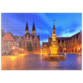 Darstellung des Puzzle Motivs Altstadtmarktbrunnen (Marienbrunnen), Braunschweig - Puzzleteile: 500