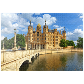 Darstellung des Puzzle-Motivs Schweriner Schloss – Puzzleteile: 1000