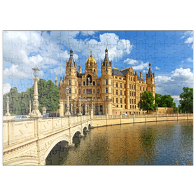 Darstellung des Puzzle-Motivs Schweriner Schloss – Puzzleteile: 200