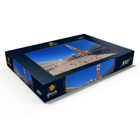 Darstellung des Puzzle Motivs Markusplatz mit Markuskirche und Campanile, Venedig, Italien - Puzzleteile: 1000