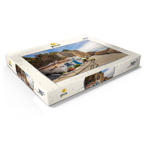 Fischerhütte am Strand, Andalusien, Spanien 200 Puzzle Schachtel Ansicht1
