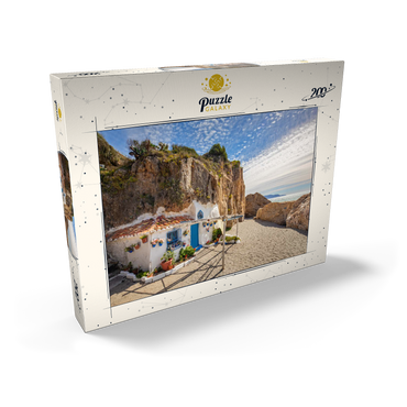 Fischerhütte am Strand, Andalusien, Spanien 200 Puzzle Schachtel Ansicht2