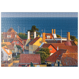 Darstellung des Puzzle Motivs Blick über die Altstadt - Puzzleteile: 500