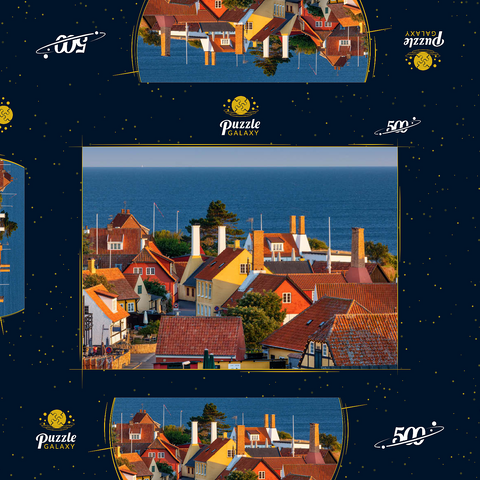 Blick über die Altstadt 500 Puzzle Schachtel 3D Modell