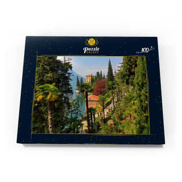 Botanischer Garten der Villa Monastero, Comer See, Italien 100 Puzzle Schachtel Ansicht3