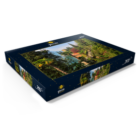 Alternative Darstellung des Puzzle-Motivs Botanischer Garten der Villa Monastero, Comer See, Italien – Puzzleteile: 200