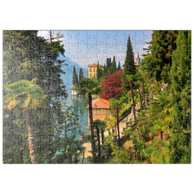 Darstellung des Puzzle-Motivs Botanischer Garten der Villa Monastero, Comer See, Italien – Puzzleteile: 200