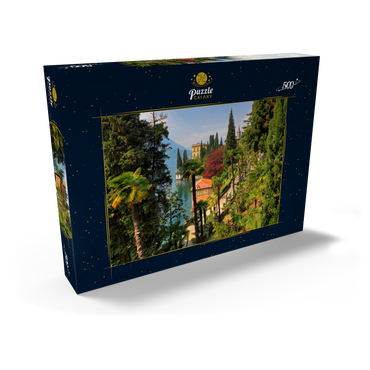 Botanischer Garten der Villa Monastero, Comer See, Italien 500 Puzzle Schachtel Ansicht2
