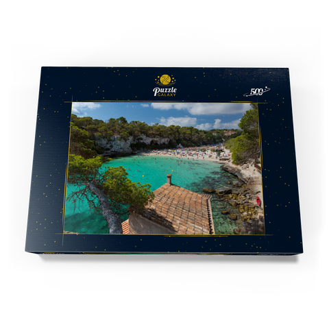 Blick in die Lagune Cala Llombards bei Santanyi, Mallorca 500 Puzzle Schachtel Ansicht3