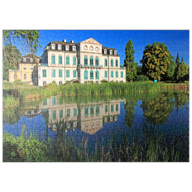 Darstellung des Puzzle Motivs Schloss Wilhelmsthal, Calden nahe Kassel, Hessen, Deutschland - Puzzleteile: 500