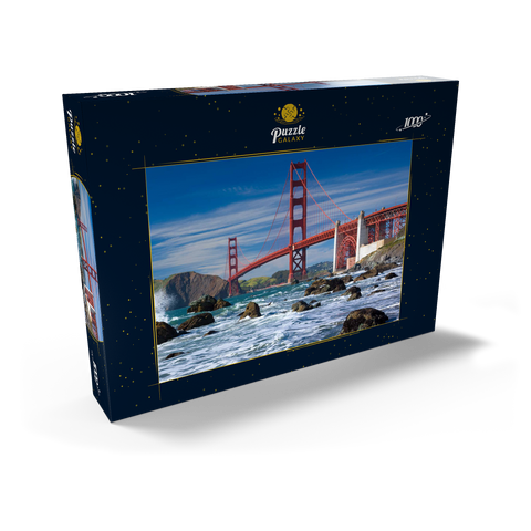 San Francisco Bay und Golden Gate Bridge, San Francisco, Kalifornien, USA 1000 Puzzle Schachtel Ansicht2