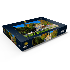 Alternative Darstellung des Puzzle-Motivs Maurischer Kiosk im Schlosspark, Schloss Linderhof, Oberbayern – Puzzleteile: 1000