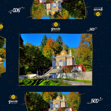 Maurischer Kiosk im Schlosspark, Schloss Linderhof, Oberbayern 500 Puzzle Schachtel 3D Modell