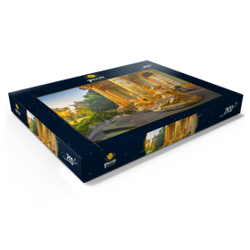 Darstellung des Puzzle Motivs Gartenpavillon im Park Sanssouci im Stil des Rokoko bei Sonnenaufgang - Puzzleteile: 200